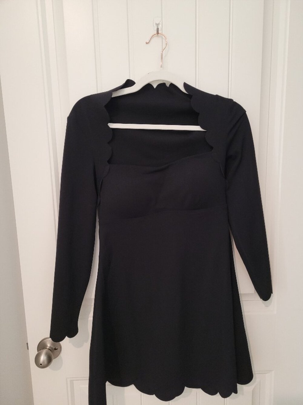 WISKII Athletic Dress Enchanted Scallop A-Line Dress Size Large